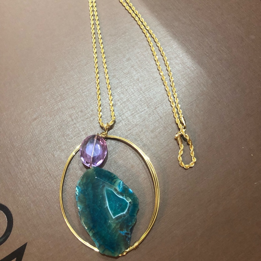 Gemstone necklace